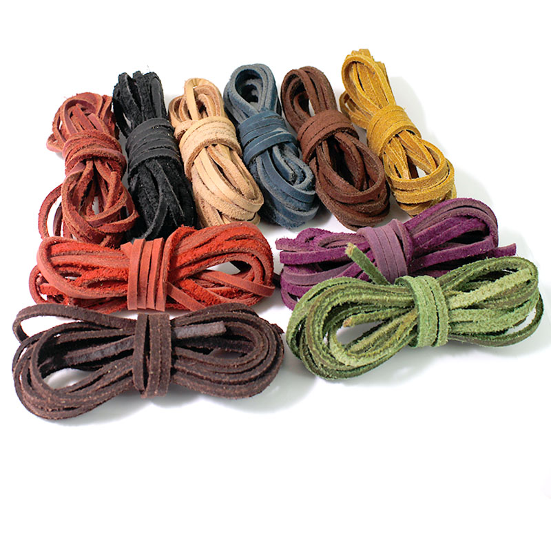 Patent Leather Shine - 2M Genuine Cow Leather Cord Rope