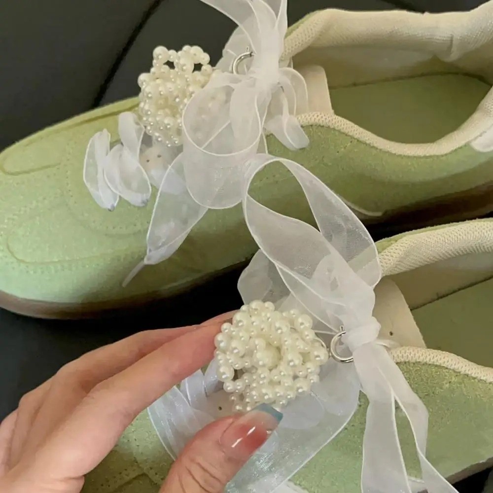 New 4cm Width Chiffon Yarn Sho - Lace Replacement Flat incelemesi ve fiyatı