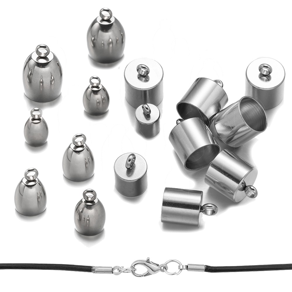 20pcs Tube End Caps Stainless  - Patent Leather Shine incelemesi ve fiyatı
