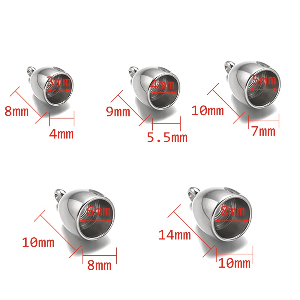 20pcs Tube End Caps Stainless  - Patent Leather Shine incelemesi ve fiyatı