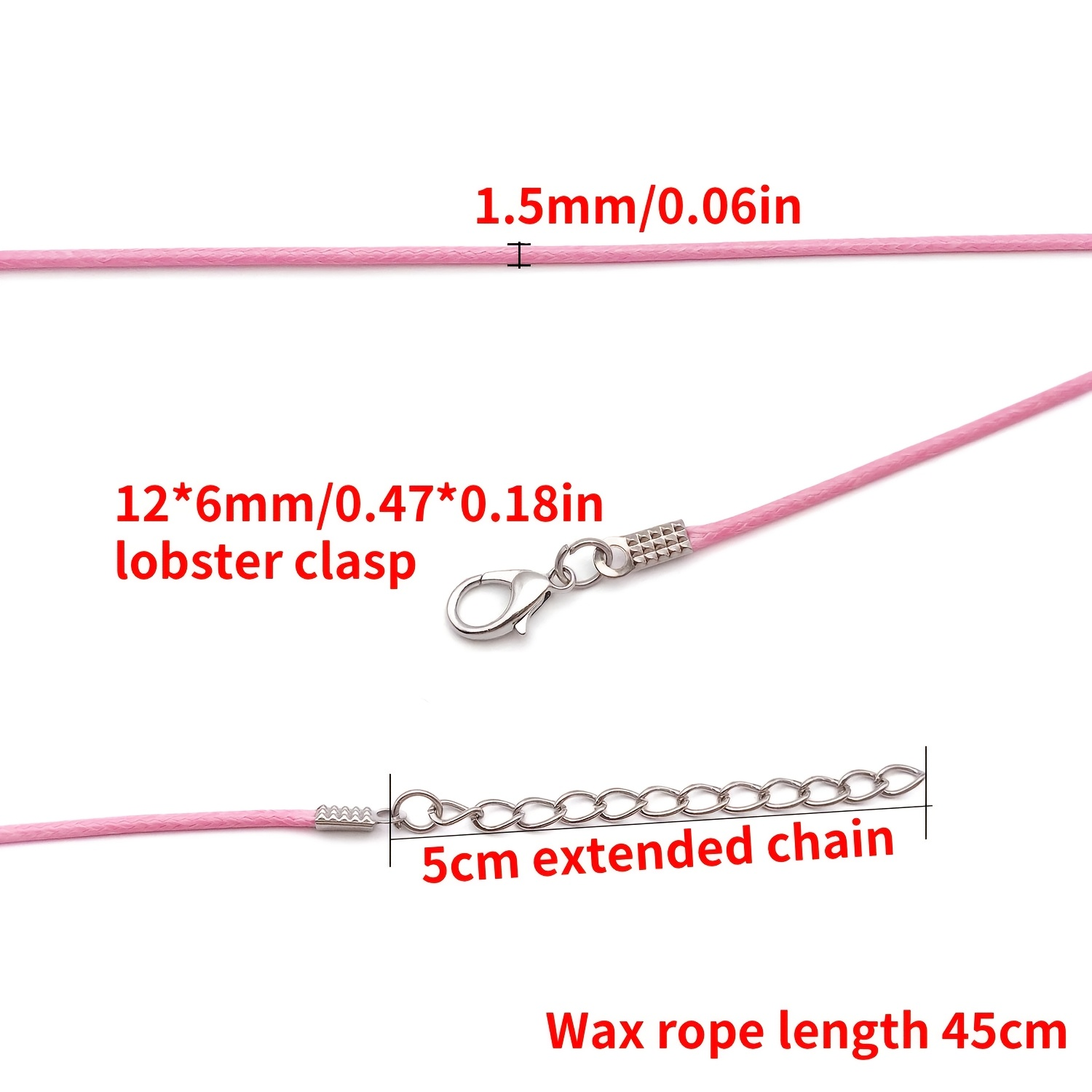 10pcs 45+5mm 1.5mm New Leather - Patent Leather Shine incelemesi ve fiyatı