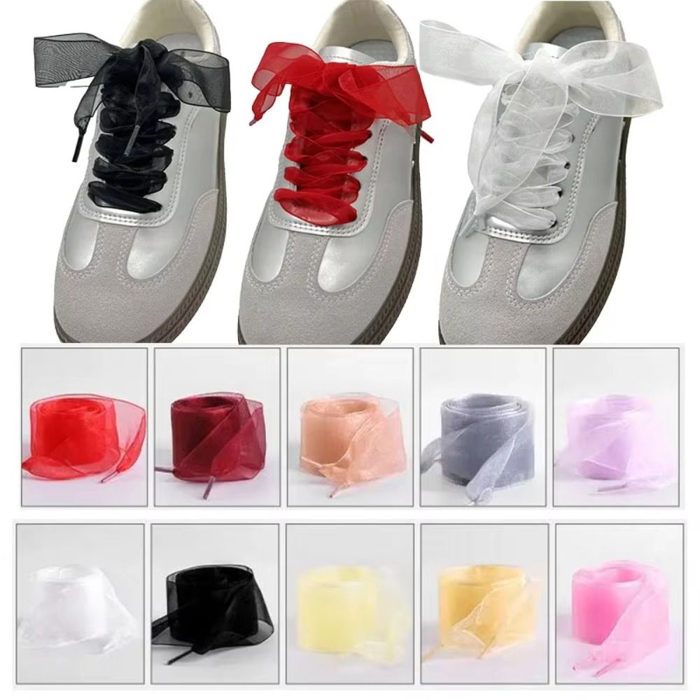 New 4cm Width Chiffon Yarn Sho - Lace Replacement Flat incelemesi ve fiyatı