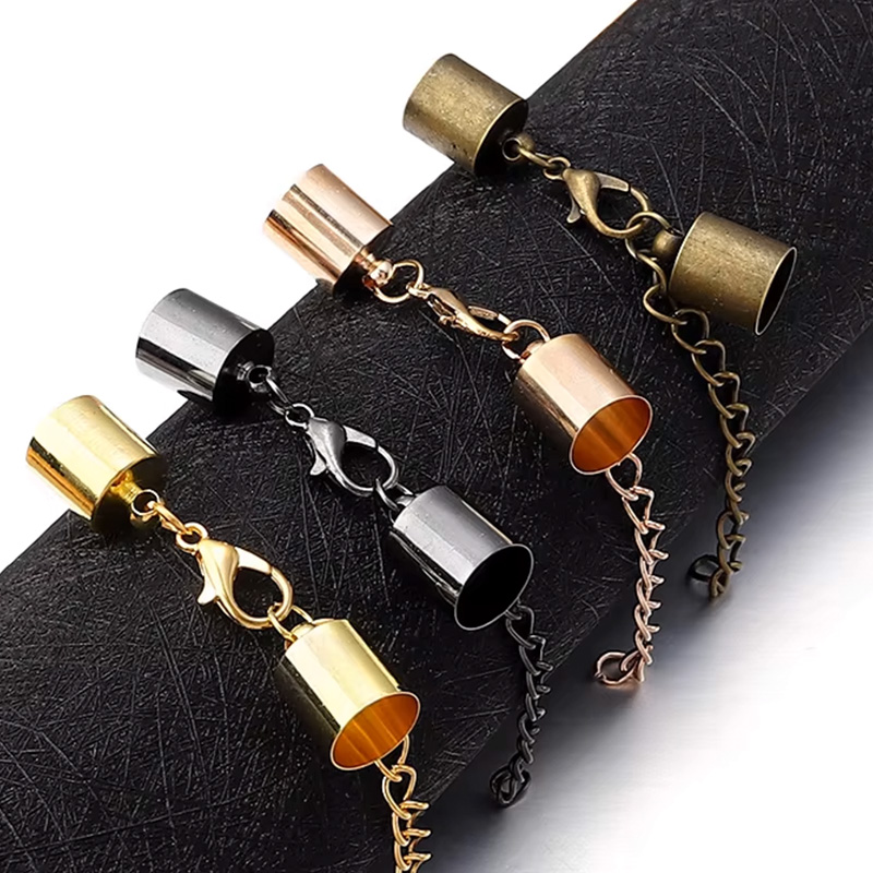 10Sets Leather Cord End Caps W - Patent Leather Shine incelemesi ve fiyatı