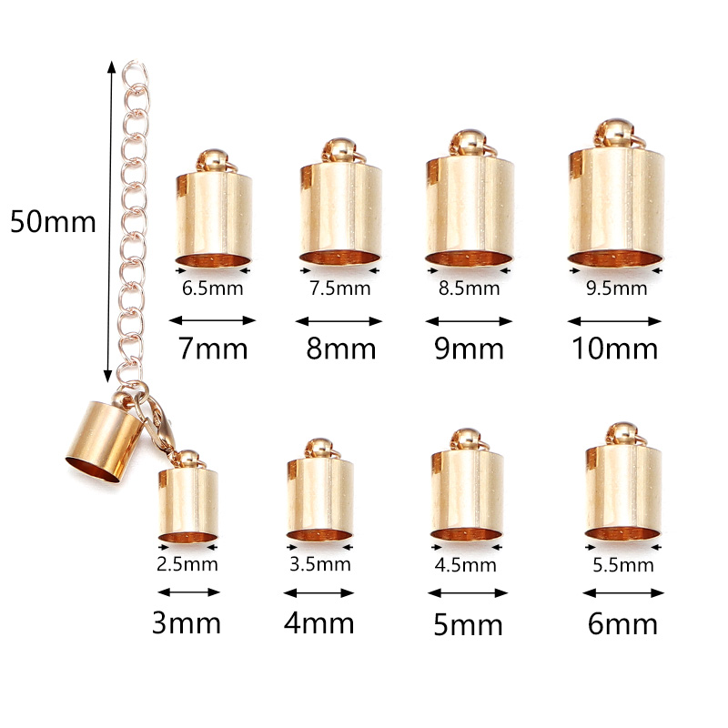 10Sets Leather Cord End Caps W - Patent Leather Shine incelemesi ve fiyatı
