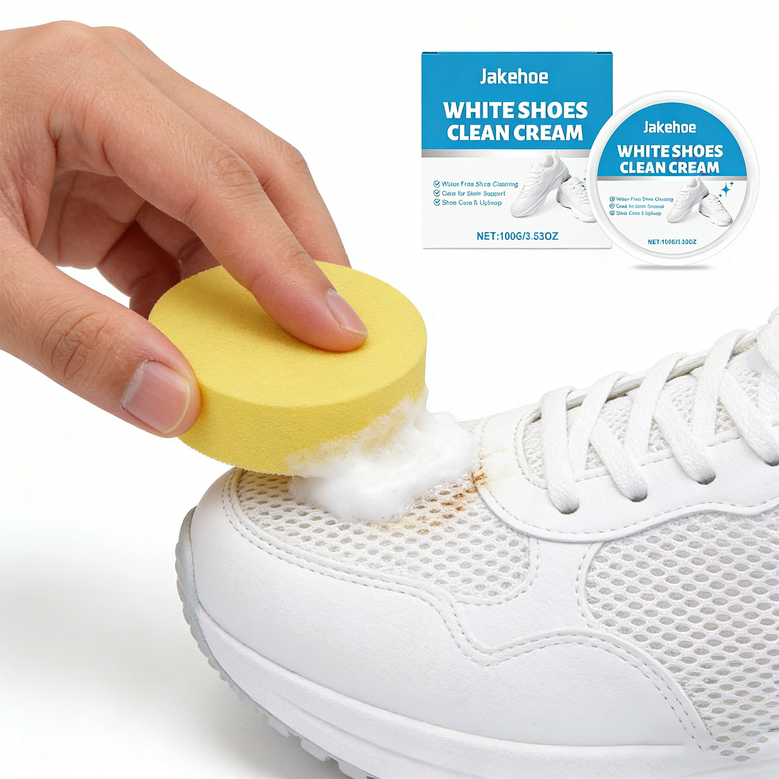 White Shoe Cleaner Cream Sneak - Sneaker Care Products incelemesi ve fiyatı