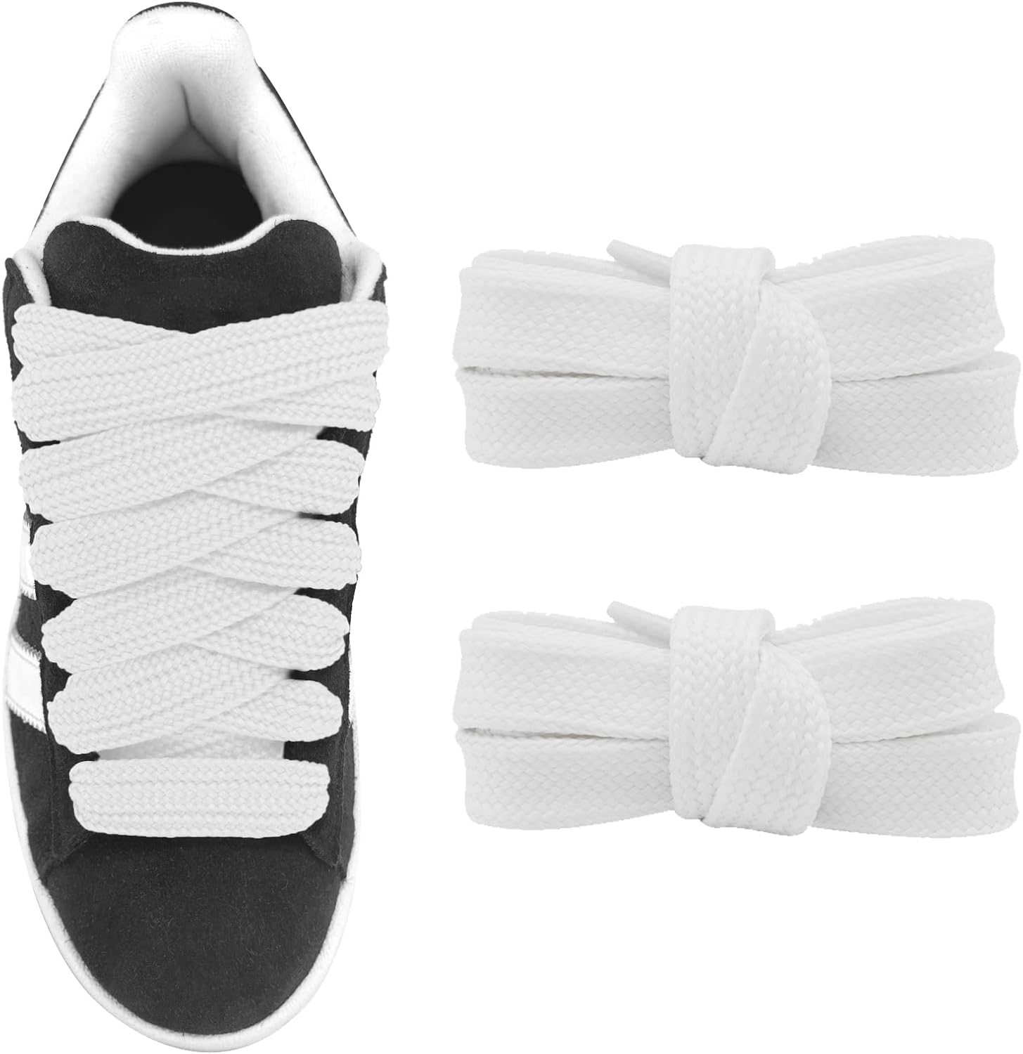 2CM Wide Fat Shoe Laces for Sn - Lace Replacement Flat incelemesi ve fiyatı