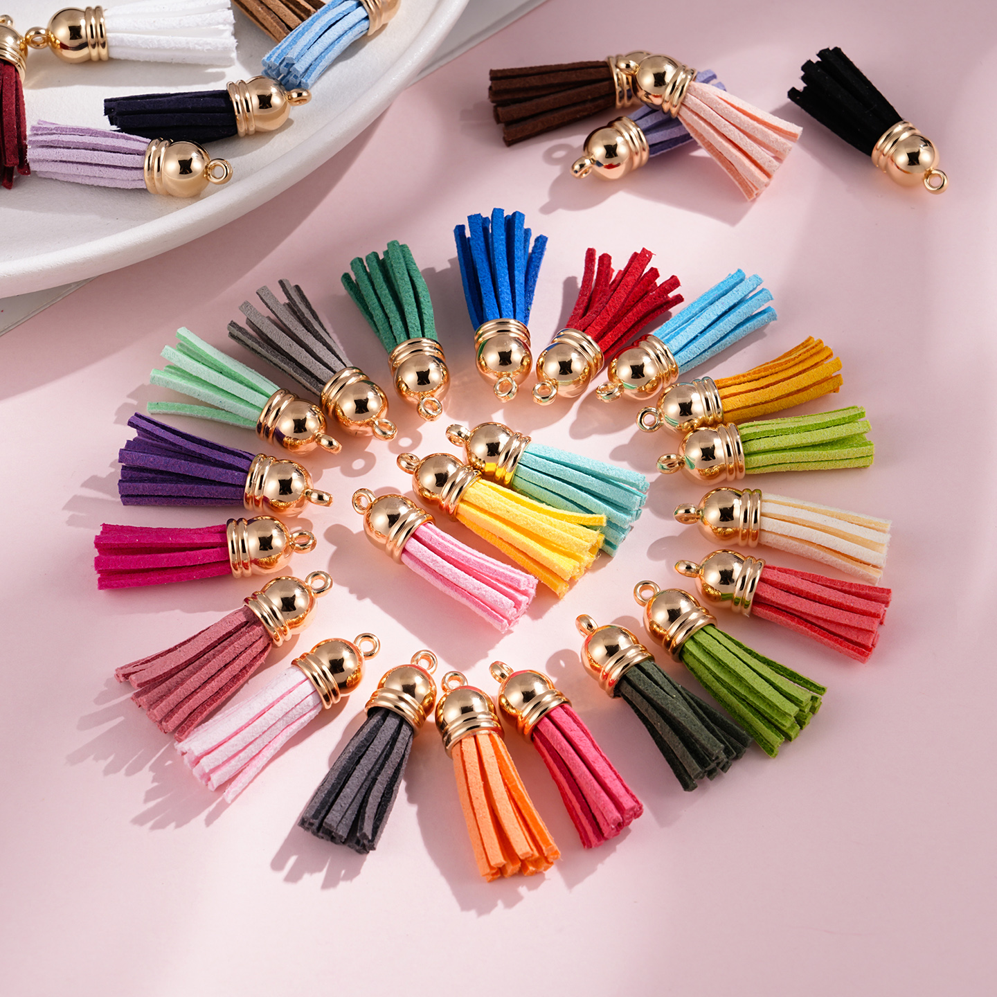 20pcs/Lots Tassel Synthetic Su - Patent Leather Shine incelemesi ve fiyatı