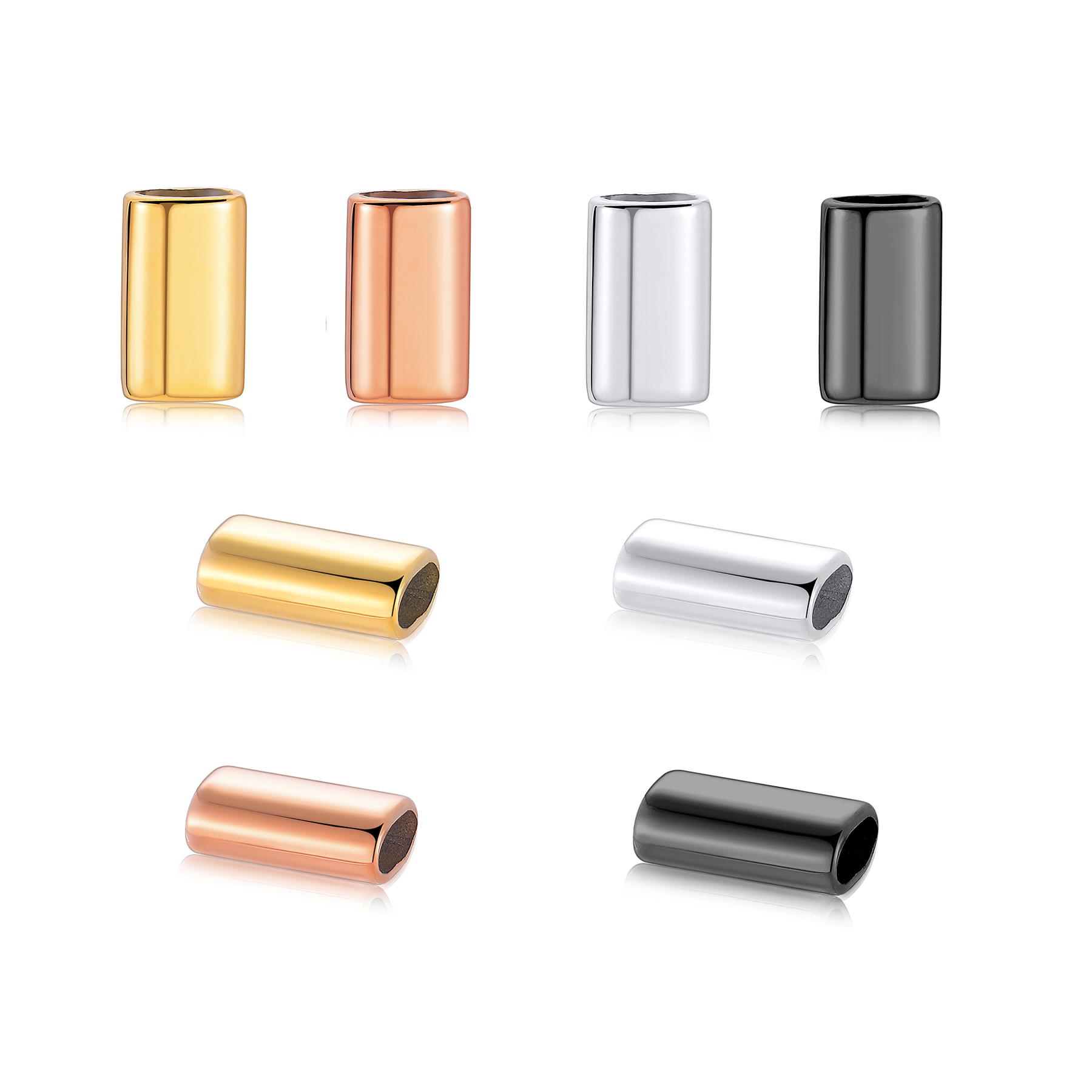 6PCS Stainless Steel Charm Sli - Patent Leather Shine incelemesi ve fiyatı
