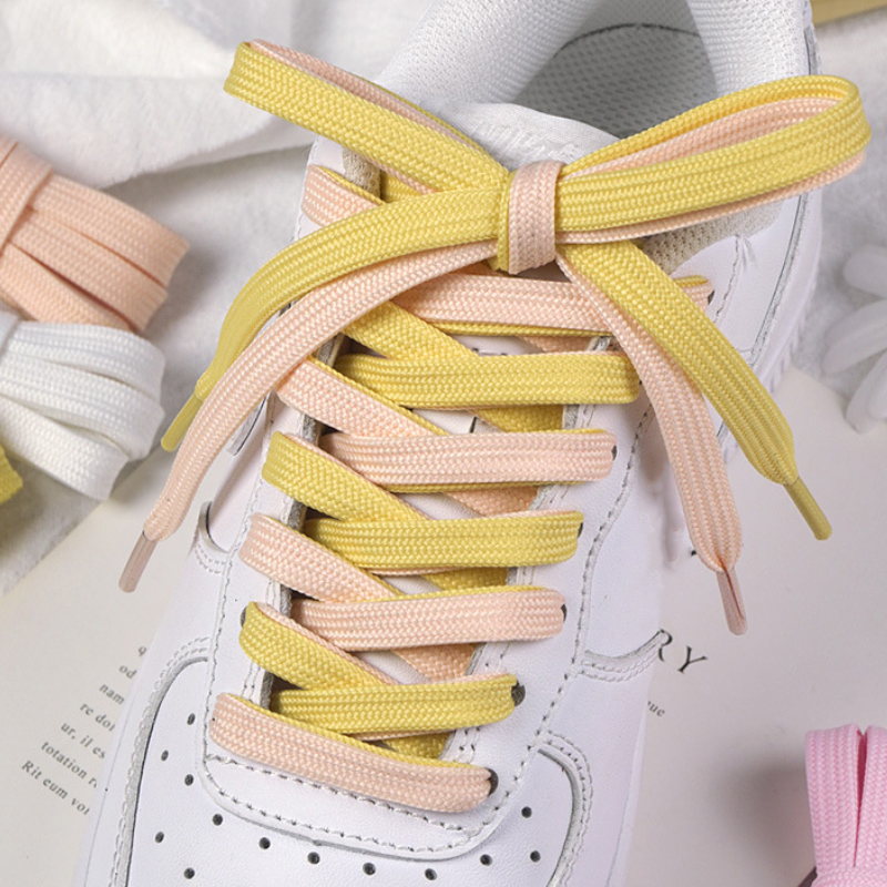 0.8CM Double Layered Laces for - Lace Replacement Flat incelemesi ve fiyatı