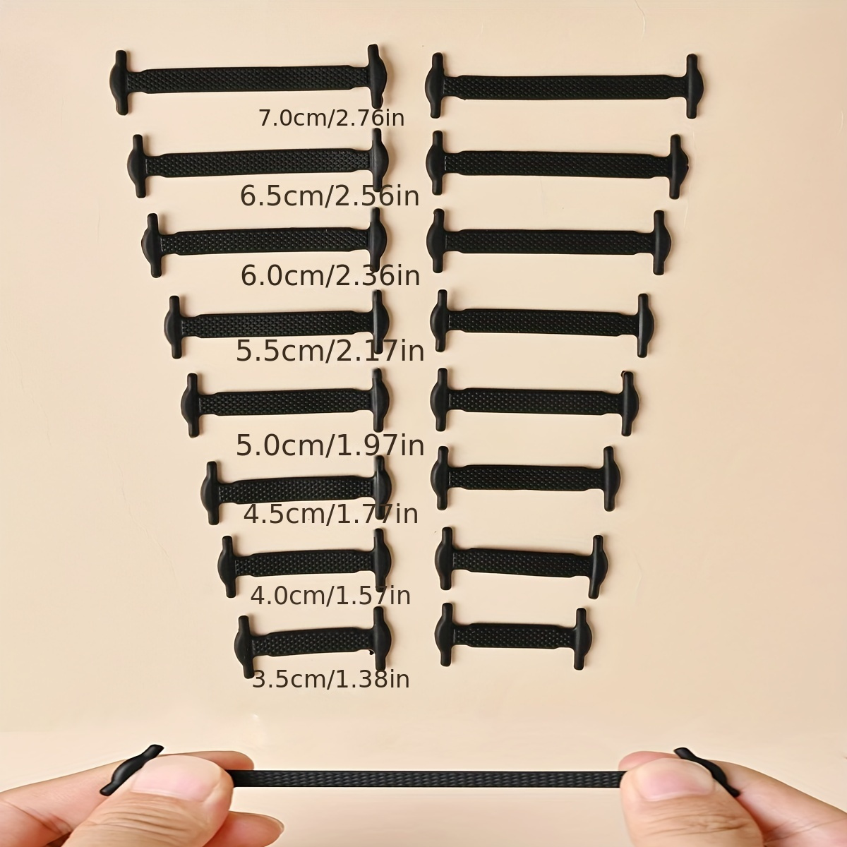 16pcs No Tie Shoe Laces, Elast - Lace Replacement Flat incelemesi ve fiyatı