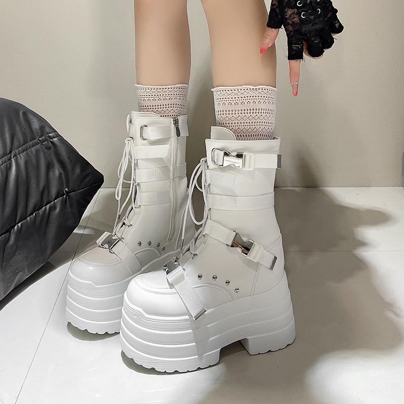 13.5CM,17CM Women Punk Boots A - Leather Sneaker Care Kit incelemesi ve fiyatı