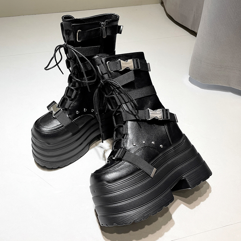 13.5CM,17CM Women Punk Boots A - Leather Sneaker Care Kit incelemesi ve fiyatı